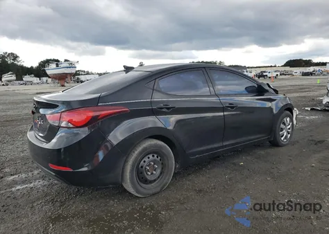 2016 Hyundai Elantra Se из США, поврежденный, VIN 5NPDH4AEXGH699730